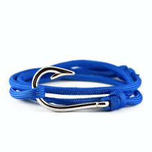 The Royal Blue - Fishhook & Anchor Bracelet