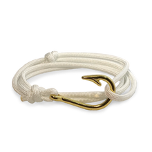 The Mother of Pearl - Fishhook & Anchor Bracelet