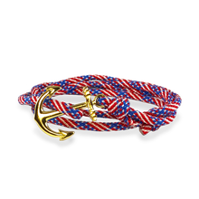 The Stars & Stripes - Fishhook & Anchor Bracelet