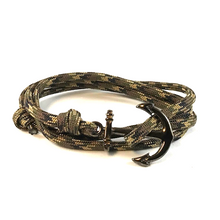 The Camo - Fishhook & Anchor Bracelet