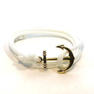 The Mother of Pearl - Fishhook & Anchor Bracelet