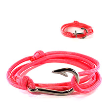 The Coral - Fishhook & Anchor Bracelet