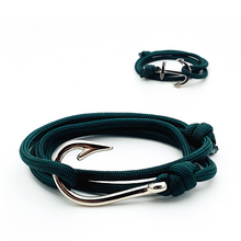 The North Maine Woods - Fishhook & Anchor Bracelet