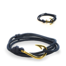 The Nantucket - Fishhook & Anchor Bracelet