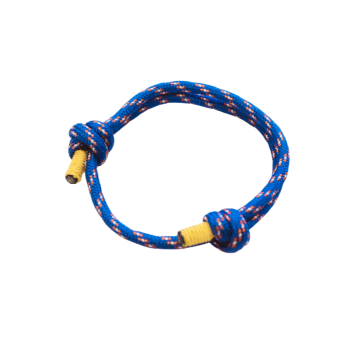 Big Tuna Blue & Yellow - Slip Knot Bracelet