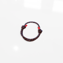 Dark Blue/Red -  Slip Knot Bracelet