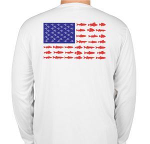 American Fish Flag - Performance Long Sleeve