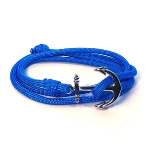 The Royal Blue - Fishhook & Anchor Bracelet