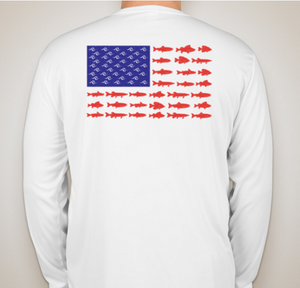 American Fish Flag - Performance Long Sleeve