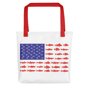 American Fish Flag Tote Bag