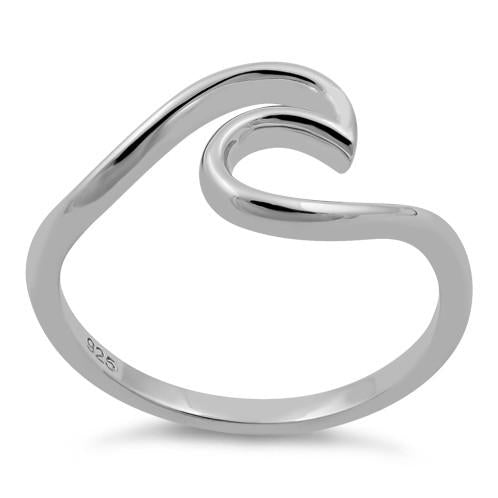 The Riptide Wave Ring - Sterling Silver