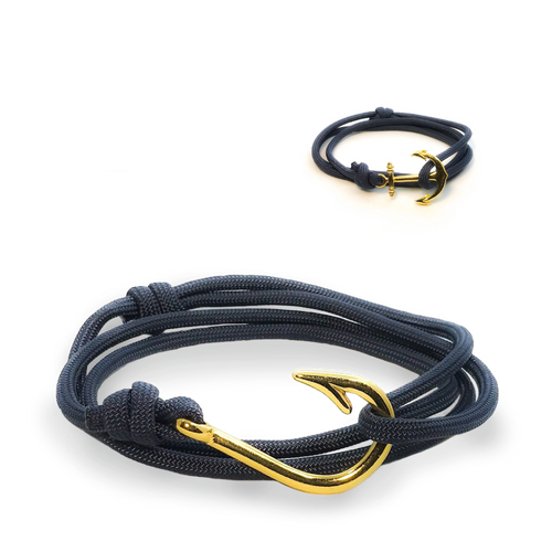 RIPTIDE VIBES - Paracord Fishhook & Anchor Bracelets – Riptide Vibes
